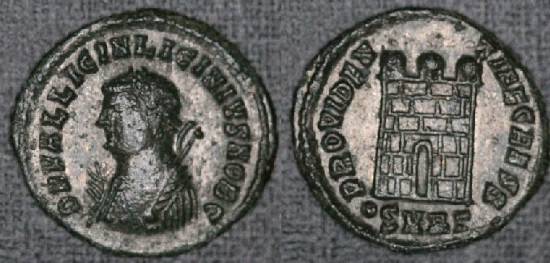 AE3 de Licinio II. PROVIDENTIAE CAESS. Heraclea _heraclea_RIC_045,G